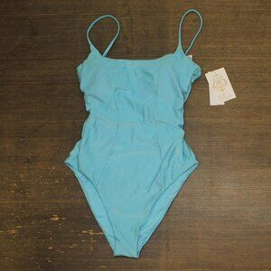 Becca Womens Standard Monte Carlo One Piece Swimsuit 221057 Oasis Blue M